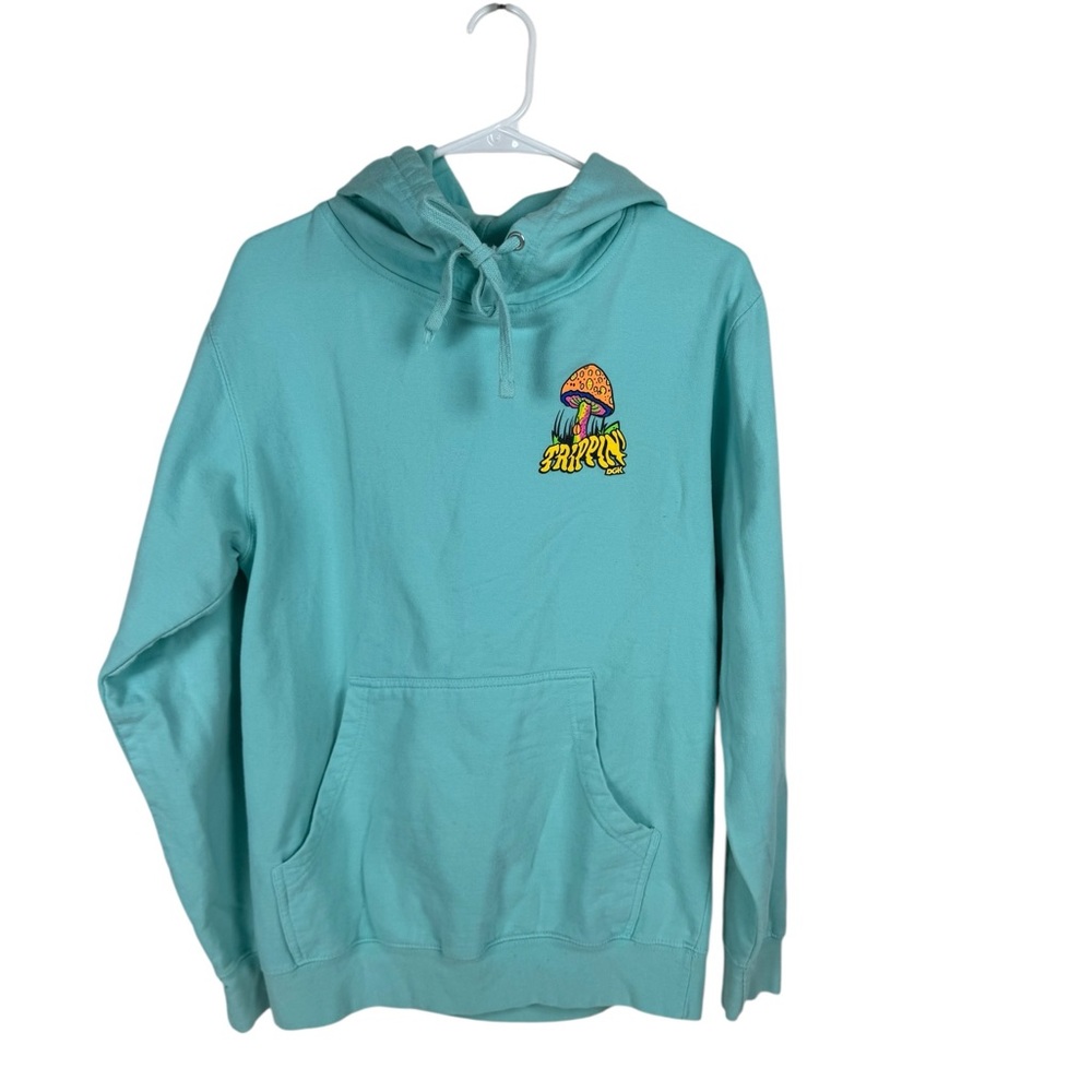 DGK Dirty Ghetto Kids Hoodie Small Trippin Mushroom Sweatshirt EUC!!!!